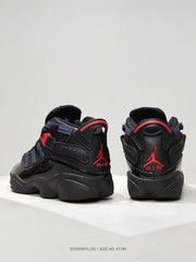 Jordan Six Rings Sneakers Black Navy Red