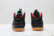 Nike Air Foamposite One Black Red Gum Sneakers