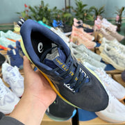 ASICS Novablast 5 LE Dark Blue Yellow Running Shoes