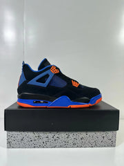 Jordan Air Jordan 4 Retro Black Blue Orange Sneakers