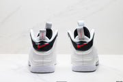 Nike Air More Uptempo White and Black Basketball Sneakers