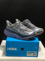 HOKA Stinson 7 Trail Running Shoes in Gray
