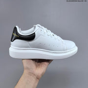 Alexander McQueen Oversized Low-Top Sneakers, White and Black HL281000308