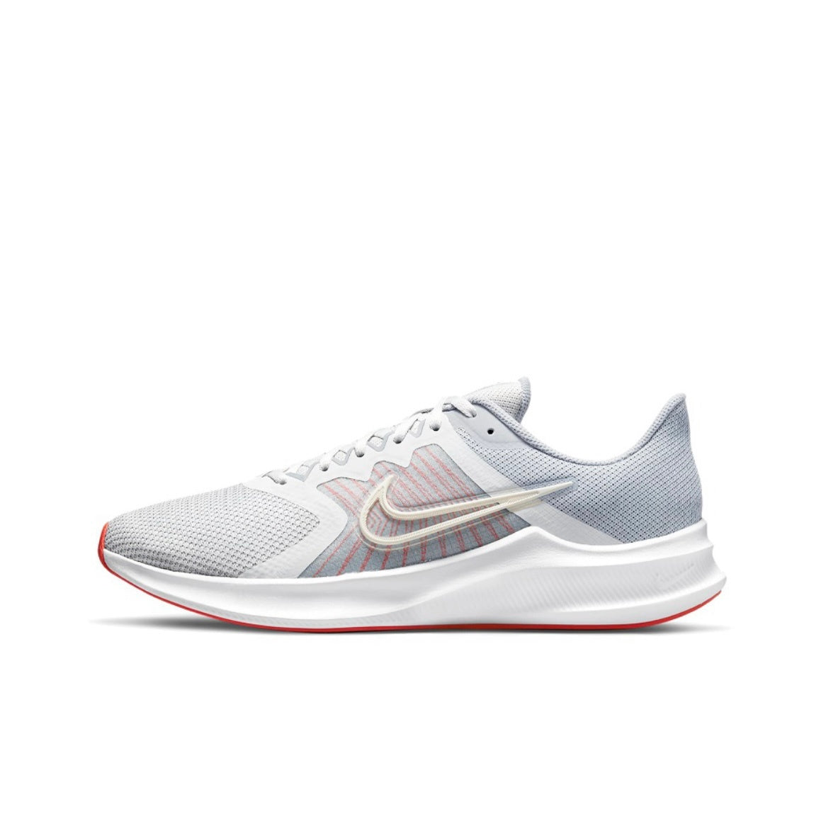 Nike Downshifter 11 Running Shoes White Red CW3411-004
