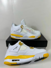 Jordan Air Jordan 4 White Yellow Sneakers AQ9129-102