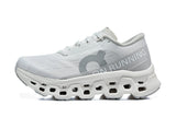 On Cloudmonster 3 Running Shoes, Grey and White