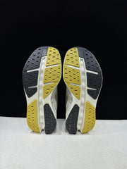 On Cloudsurfer Max Gray Beige Running Sneakers