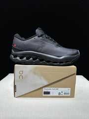 On Cloudsurfer Trail 2 Waterproof Trail Running Shoes, Black