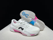 On The Roger Pro Fire Clay White Court Sneakers