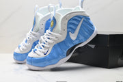 Nike Air Foamposite One Hardaway Blue and White Sneakers