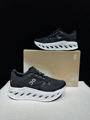 On CloudEclipse Black and White Running Shoes