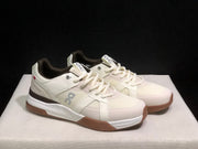 On THE ROGER Clubhouse Pro Tennis Shoes White Brown