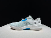 On The Roger Pro Fire Clay Grey Blue Tennis Shoes
