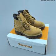 Timberland Mid-Top Lace-Up Boots in Wheat