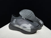 On Cloudboom Strike LS Black Silver Running Shoes