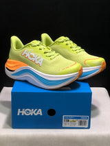 HOKA Skyward X Running Shoes in Lime Green