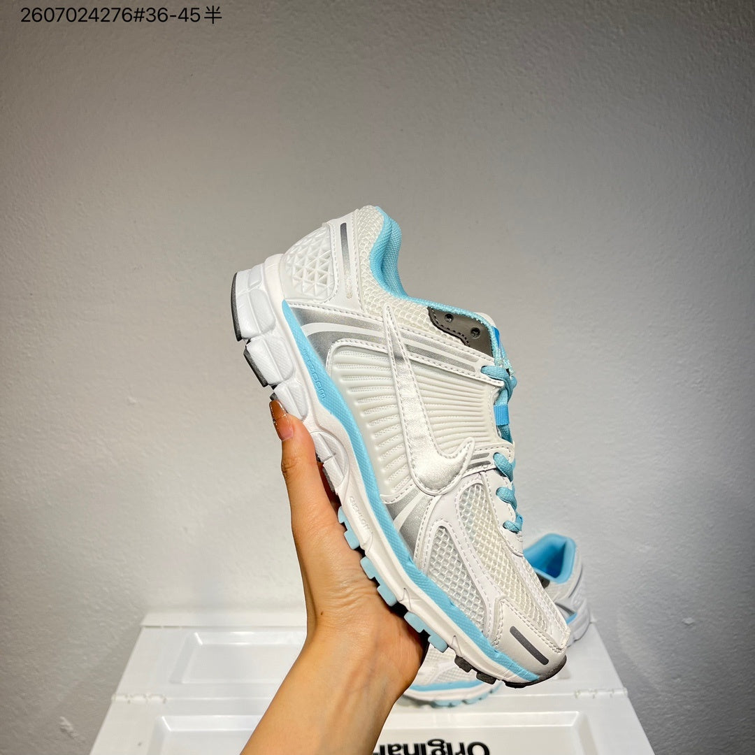Nike Air Zoom Vomero 5 Sneakers White and Blue