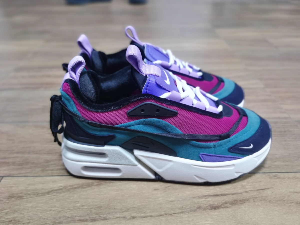 Nike Air Max Furyosa Sneakers in Purple, Teal and Black