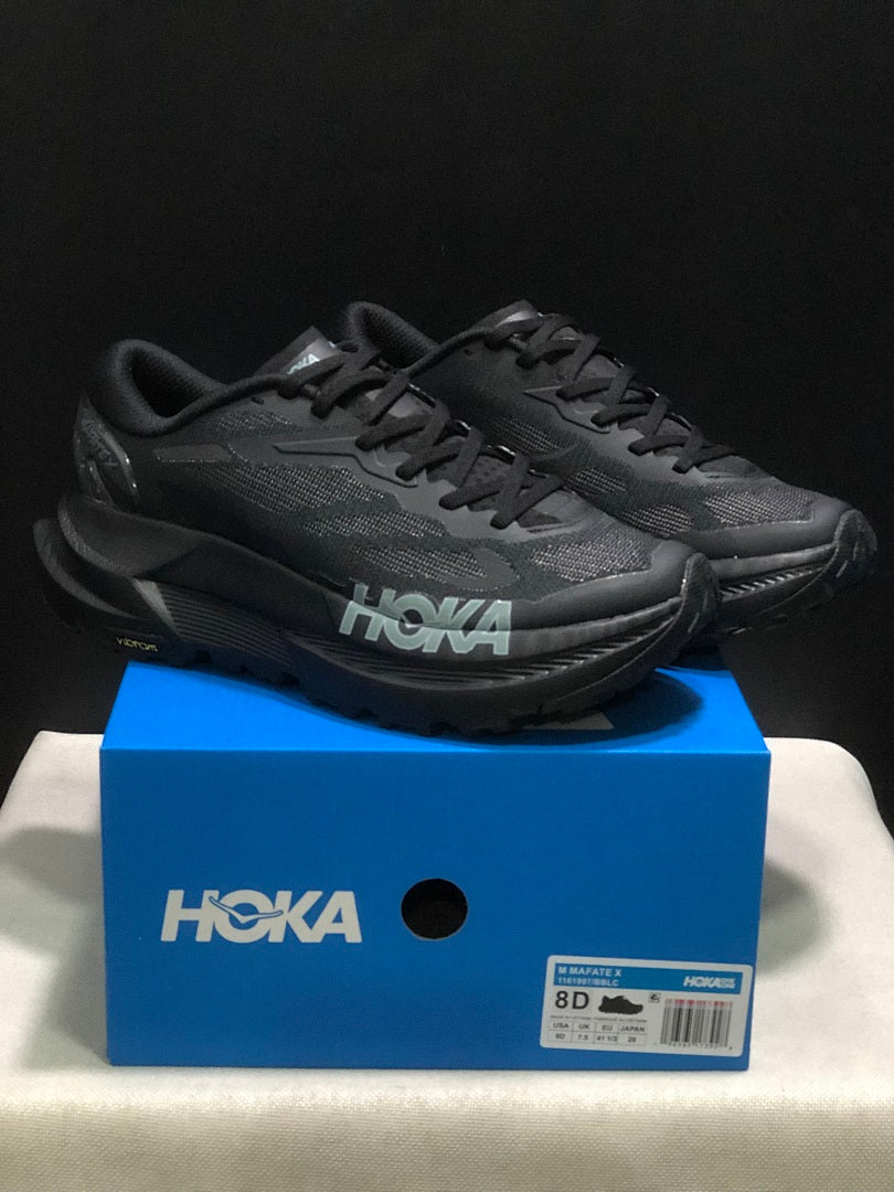 HOKA Mafate X Black Trail Running Shoes