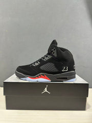 Jordan Air Jordan 5 Retro Black Red High-Top Sneakers