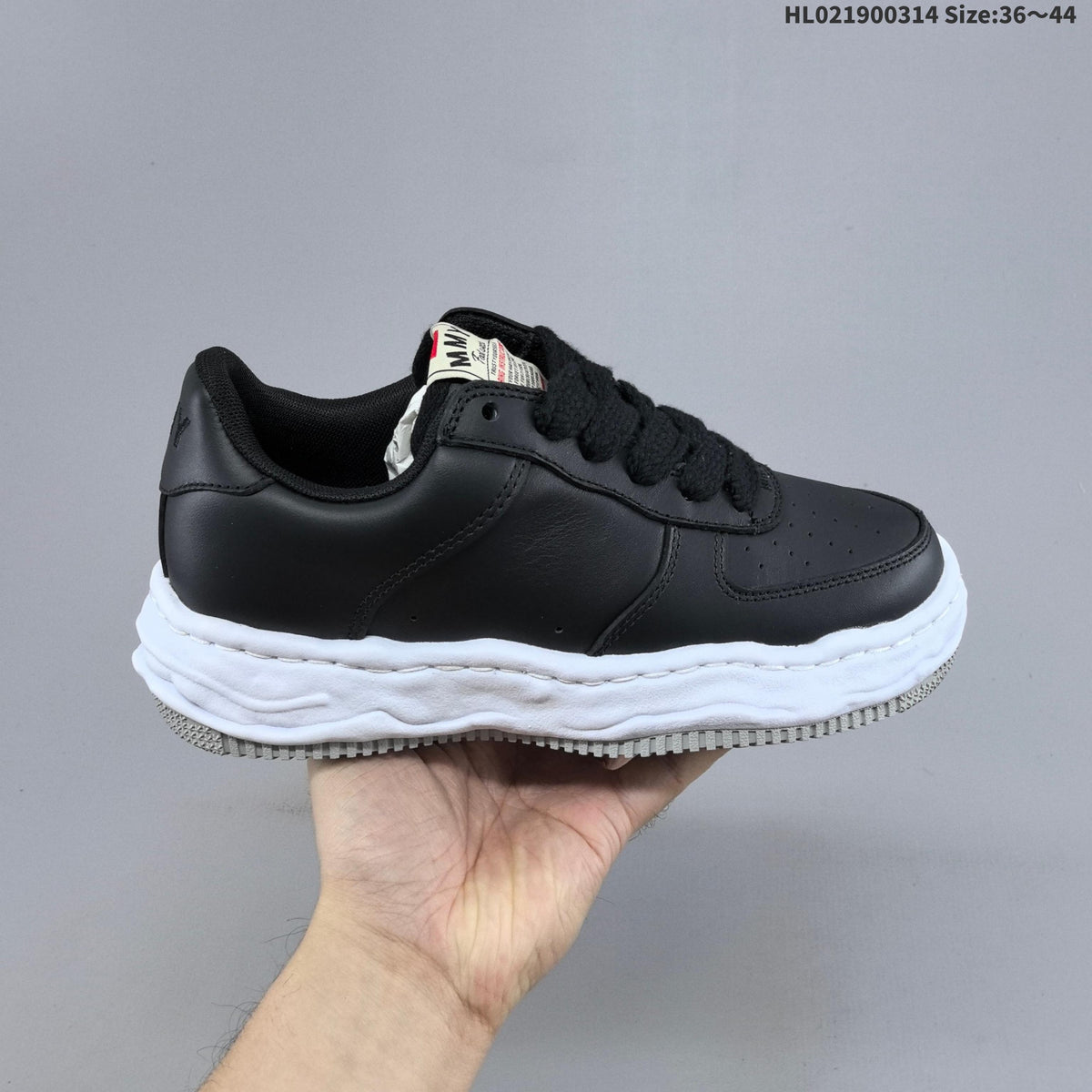 Maison Mihara Yasuhiro Original Sole Low Sneakers Black