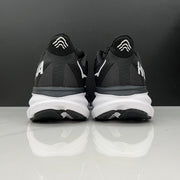 HOKA Clifton 9 Black and White Running Shoes