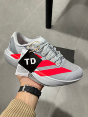 Adidas Lightstrike Pro Running Shoes, Gray and Red KI3381
