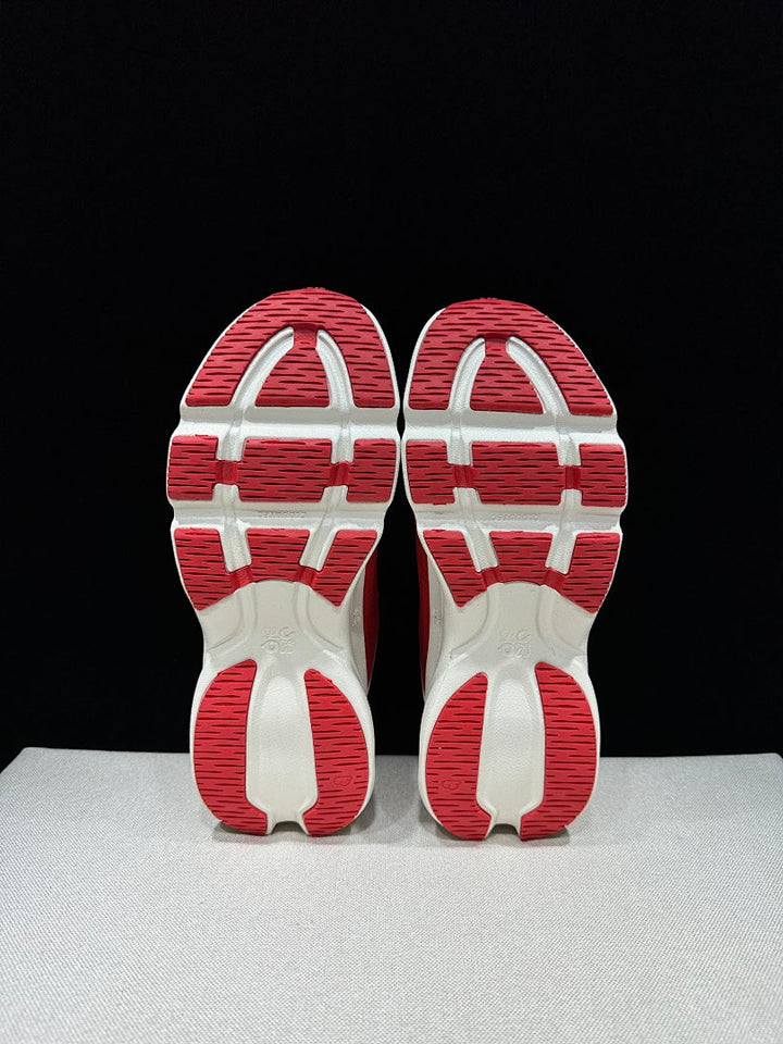 On x Loewe Cloudventure 3.0 Red and White Sneakers