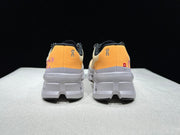 On Cloudmonster Running Shoes, Pale Yellow and Orange
