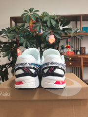 ASICS GEL-KAYANO 20 White and Blue Running Sneakers