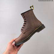 Dr. Martens 1460 Brown Platform Lace-Up Boots