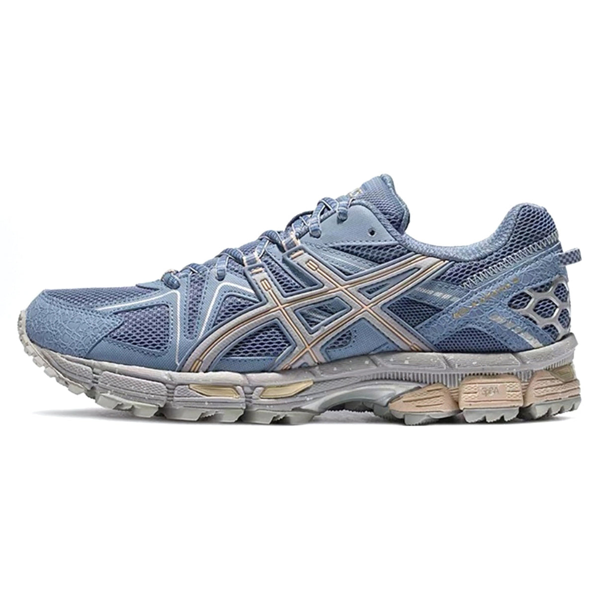 K15 Blue and Khaki Trail Sneakers