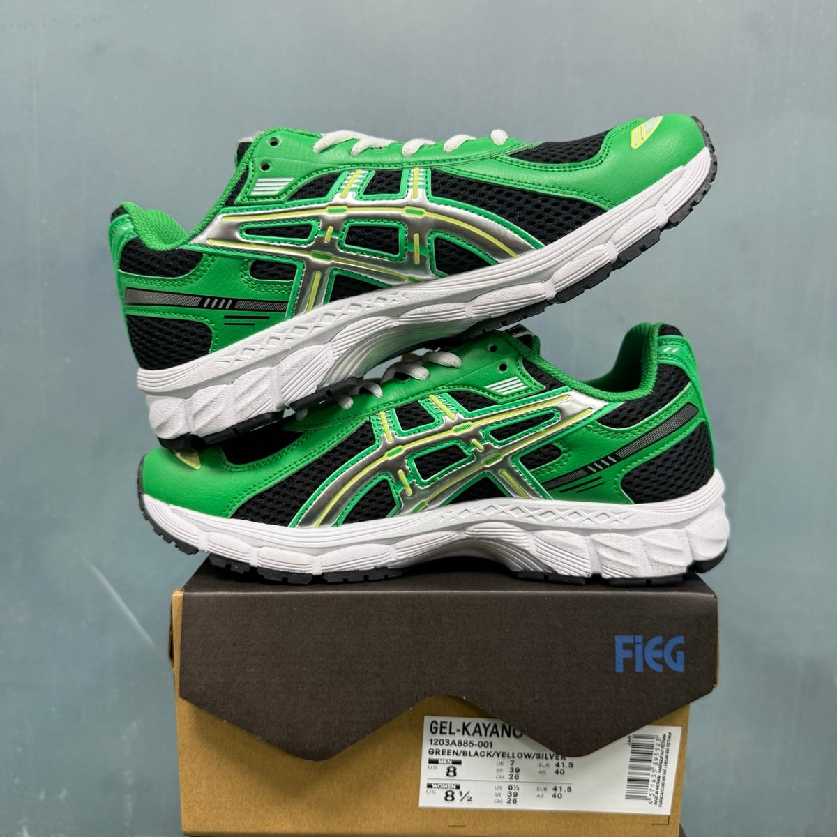 ASICS GEL-KAYANO 14 Green Black 1203A885-001 Sneakers