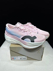 On Cloudboom Max Running Shoes in Pink and Blue
