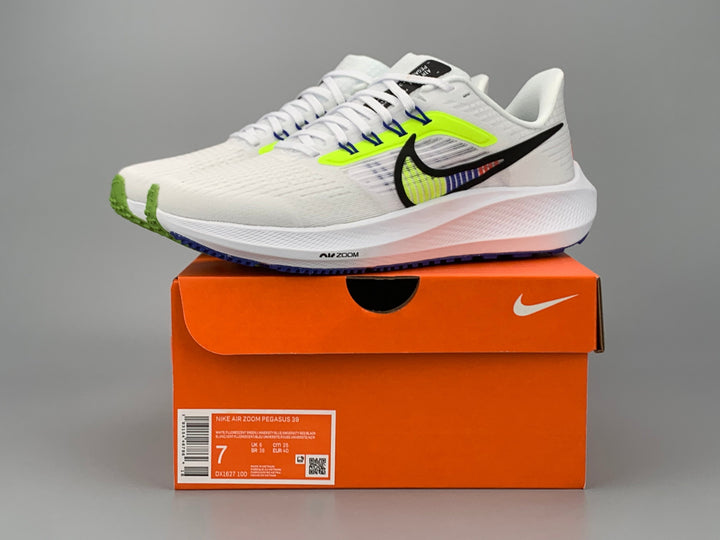 Nike Air Zoom Pegasus 39 Running Shoes White Green DX1627-100