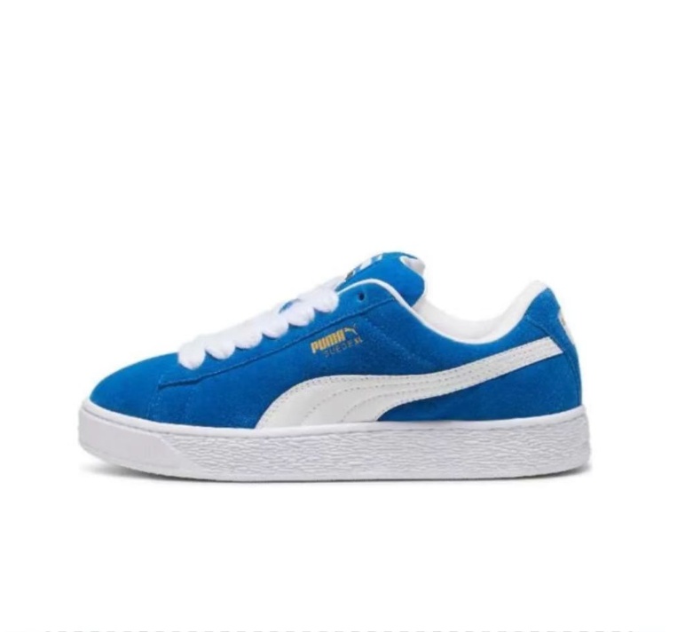 PUMA Suede XL Blue Platform Sneakers