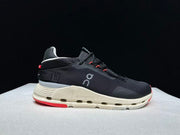On Cloudnova 2 Sneakers Black and Red