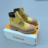 Timberland Yellow High-Top Lace-Up Boots