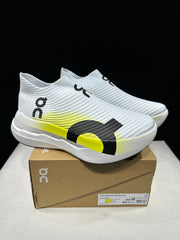 On Cloudboom Strike LS Running Shoes White Lime