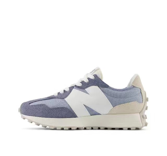 New Balance U327FH Sneakers in Blue Gray and Cream