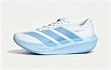 Adidas Adizero Evo SL White and Light Blue Running Shoes