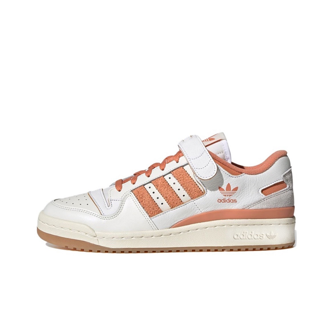 adidas Forum 84 Low Sneakers White and Coral