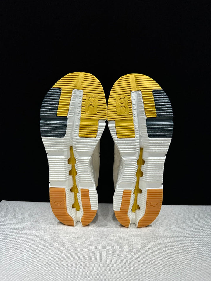 On Cloudnova Form 2 Sneakers in Beige and Yellow