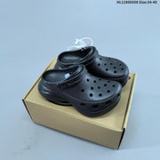Crocs Classic Clog with Chunky Platform Sole