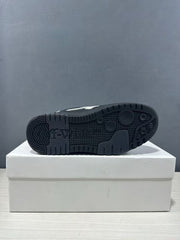Off-White Out Of Office Low-Top Sneakers Black White OMAI89C99LEA0191001