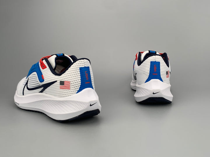 Nike Air Zoom Pegasus 40 White Blue FN0013-100 Running Shoes