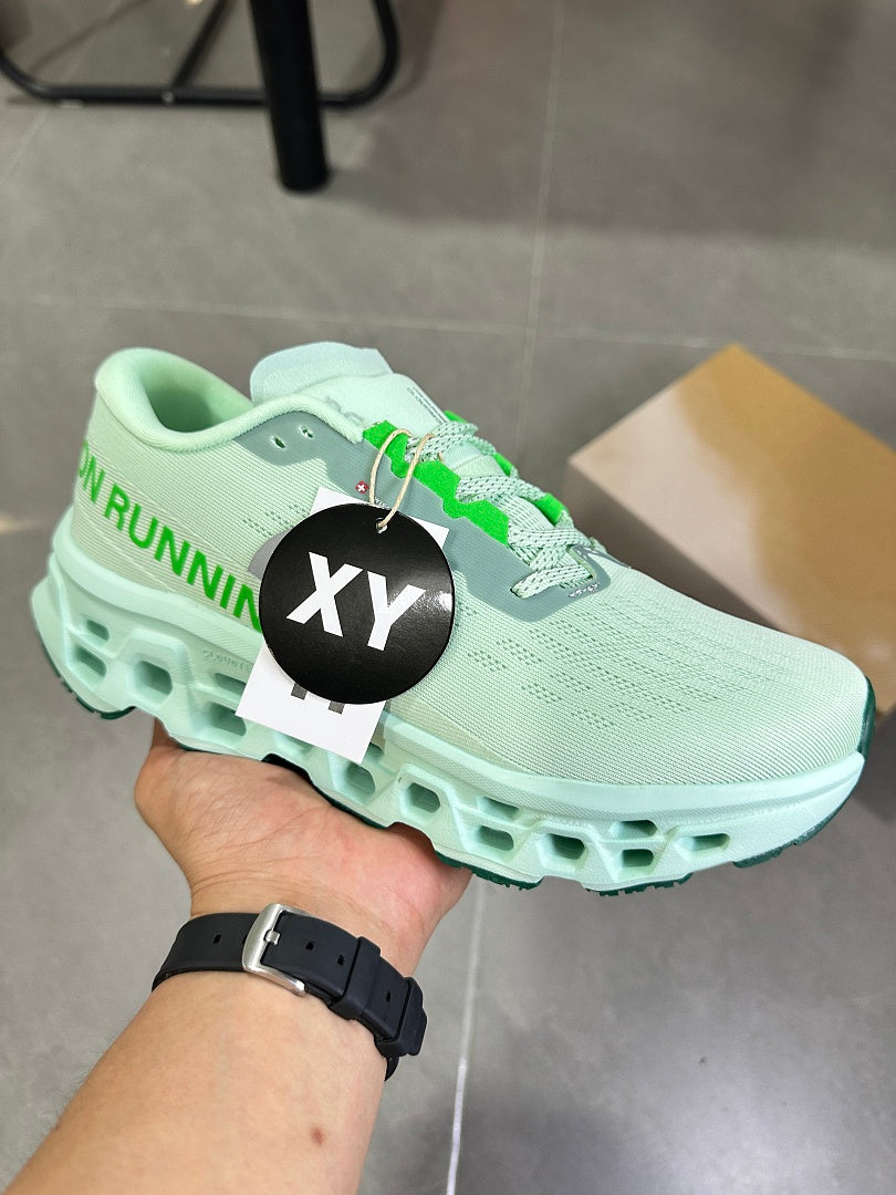 On Cloudmonster 2 Mint Green Running Shoes
