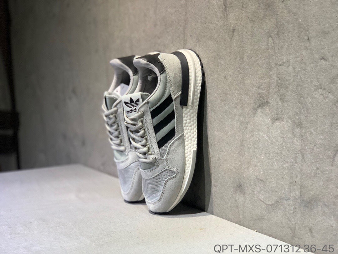 Adidas ZX 7000 Grey Black Running Sneakers