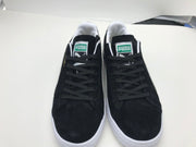 Puma Suede Black and White Low-Top Sneakers