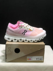 On Cloud 6 Push Pink Running Sneakers